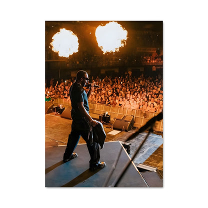 Poster Sur Scène en Feu
