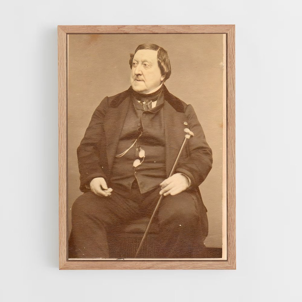 ap-gioachino rossini-2 cadre Bois clair