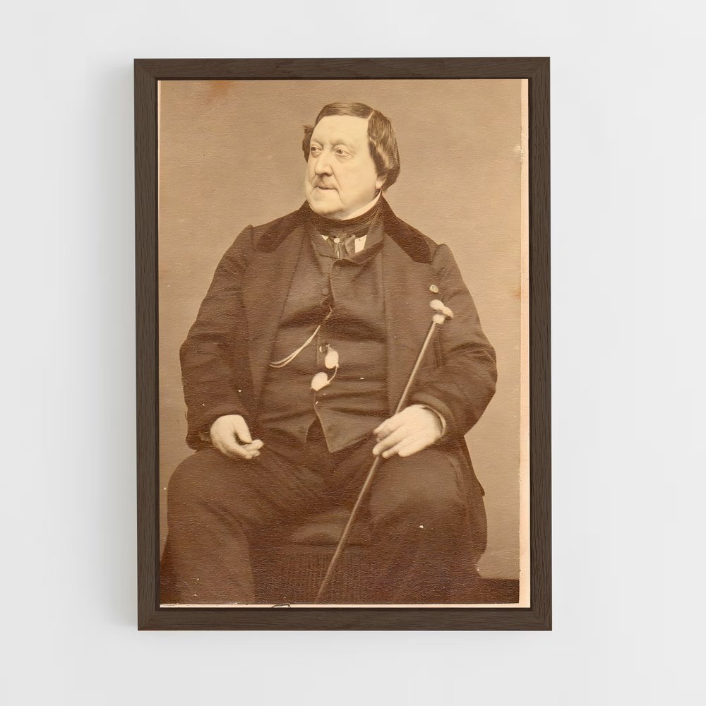 ap-gioachino rossini-2 cadre Bois foncé