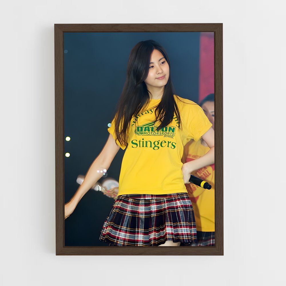 ap-girls' generation-3 cadre Bois foncé