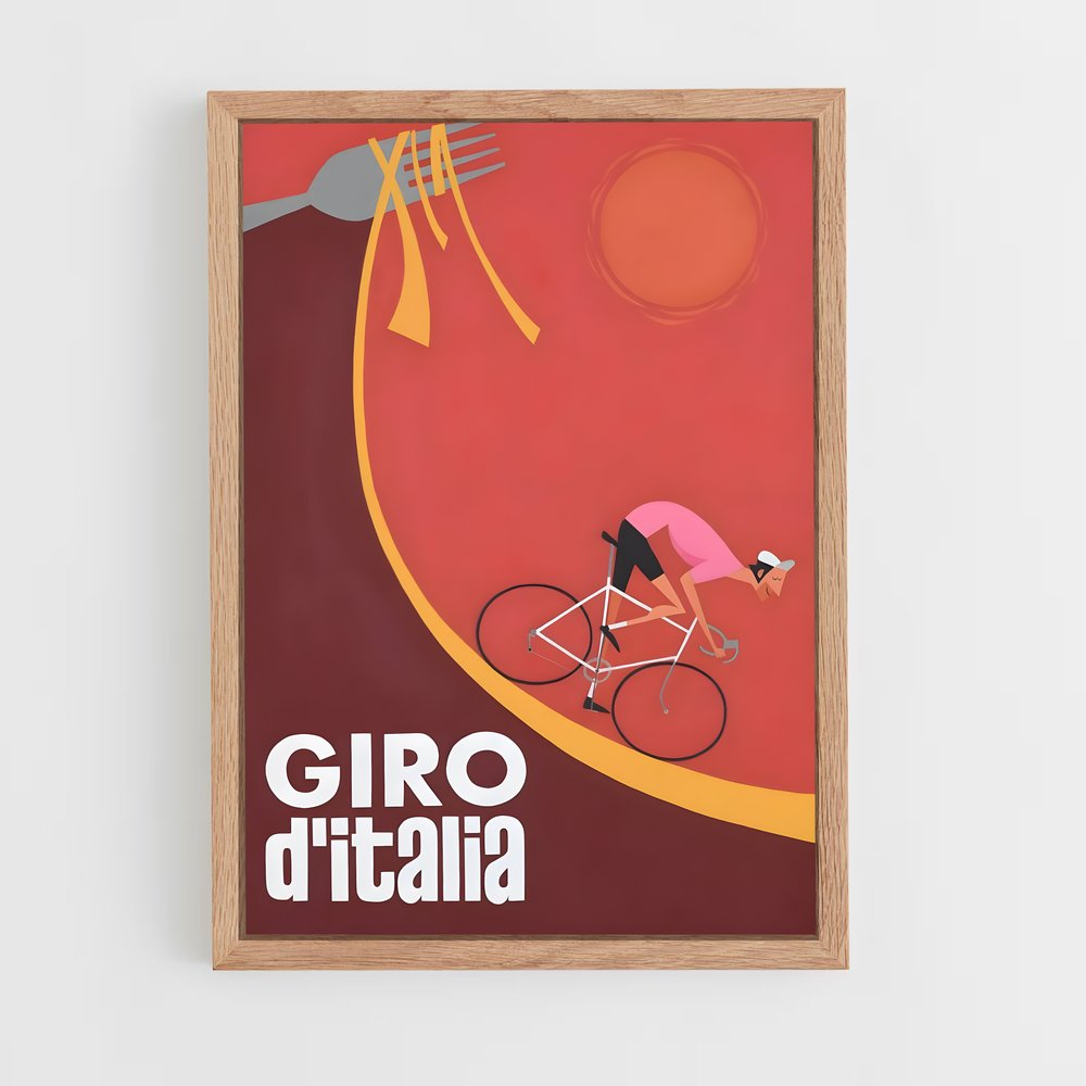 ap-giro d'italia-5 cadre Bois clair