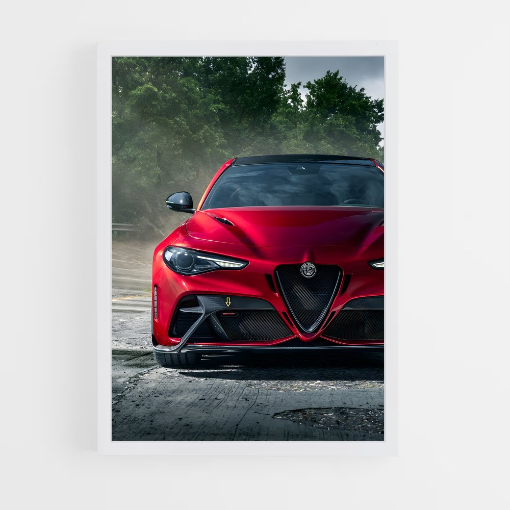 ap-giulia gtam-1 cadre Blanc