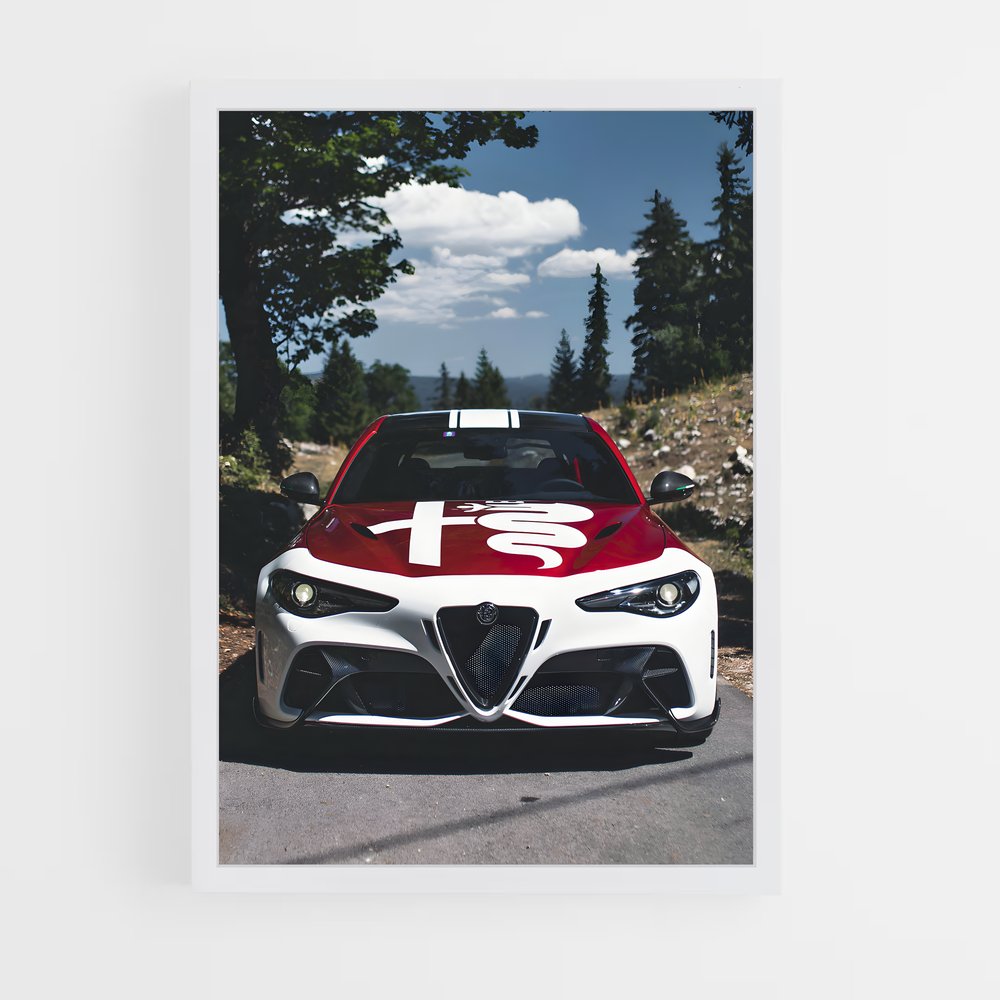ap-giulia gtam-2 cadre Blanc