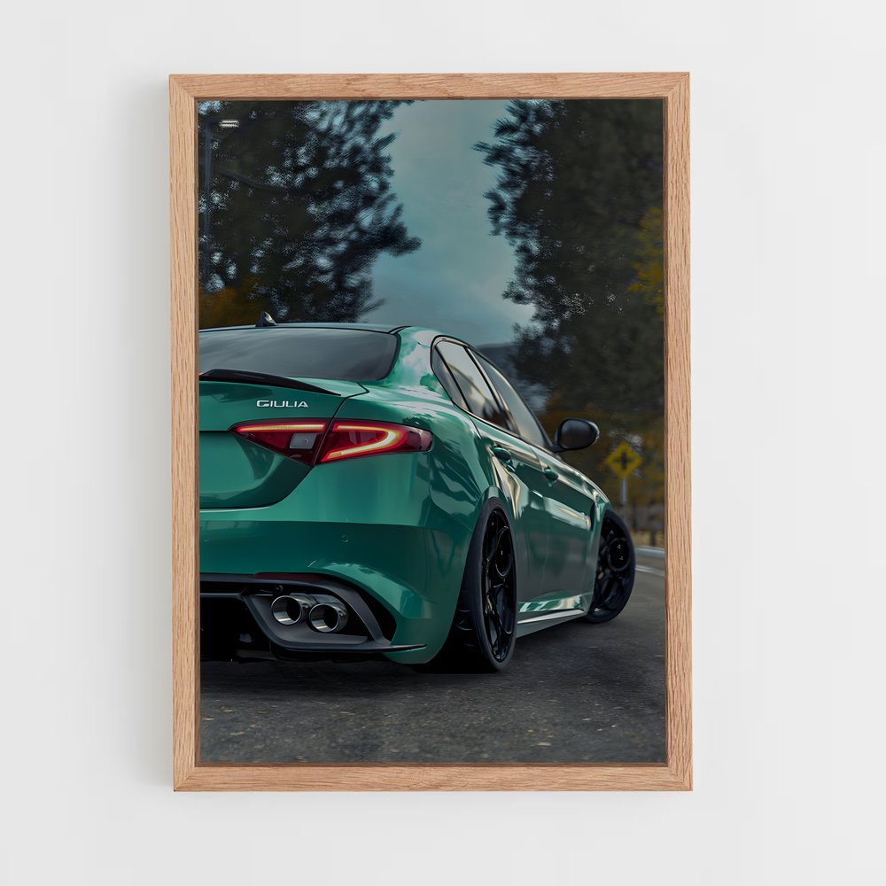 ap-giulia quadrifoglio-2 cadre Bois clair