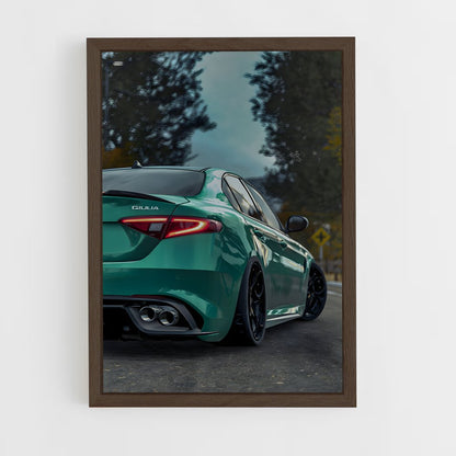 ap-giulia quadrifoglio-2 cadre Bois foncé