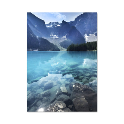 Poster Glacial lake 97031