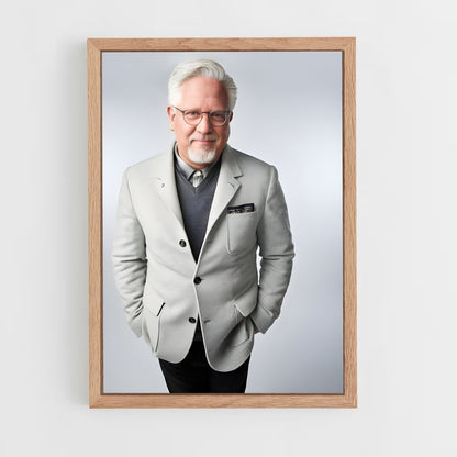 ap-glenn beck-3 cadre Bois clair