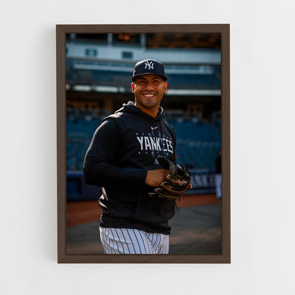 ap-gleyber torres-4 cadre Bois foncé