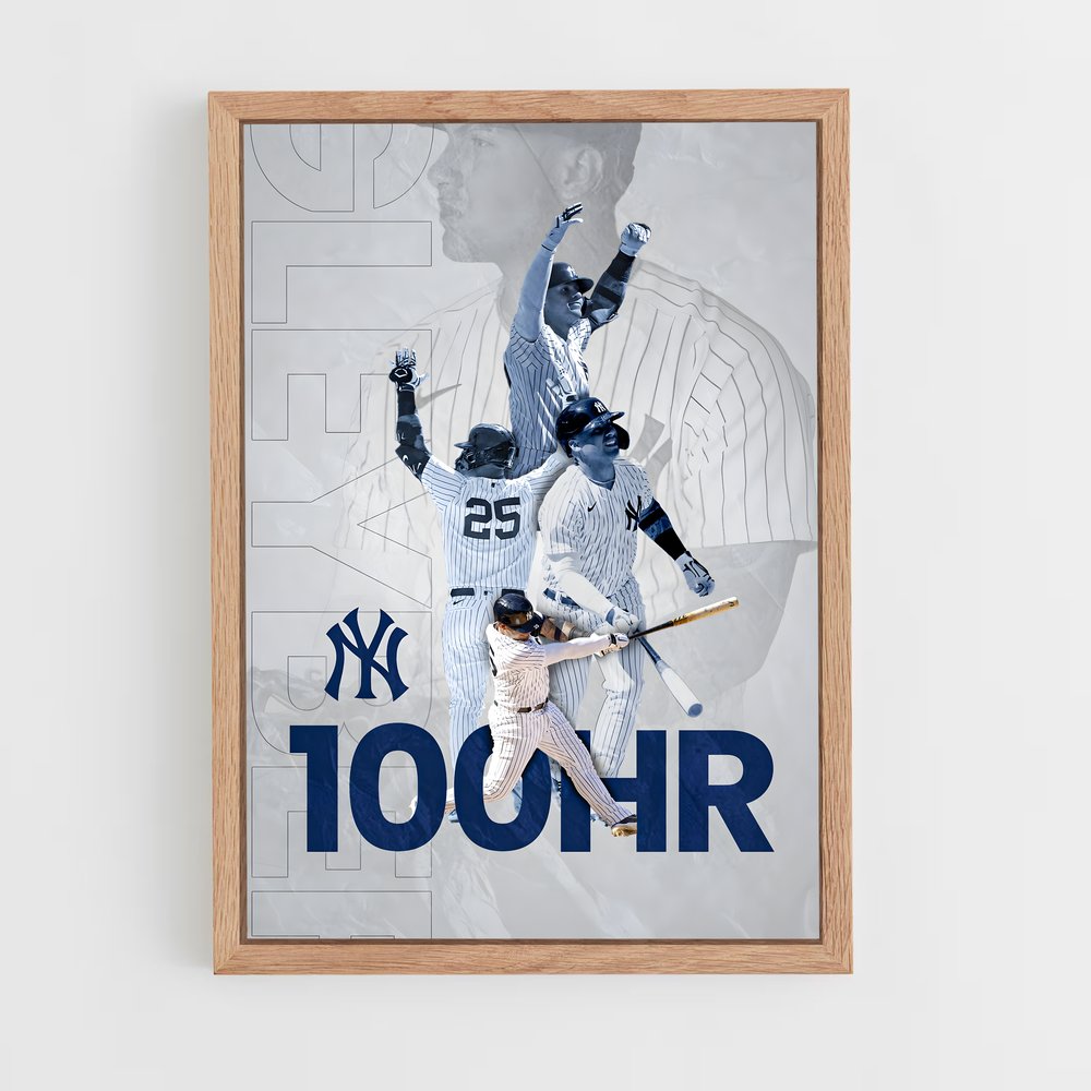 ap-gleyber torres-8 cadre Bois clair