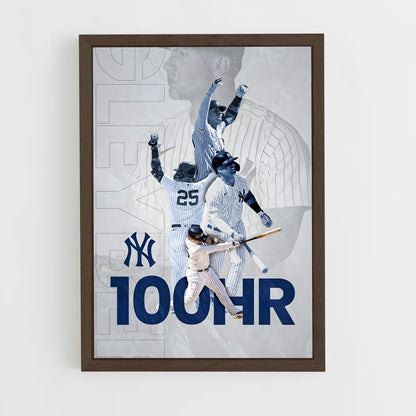 ap-gleyber torres-8 cadre Bois foncé