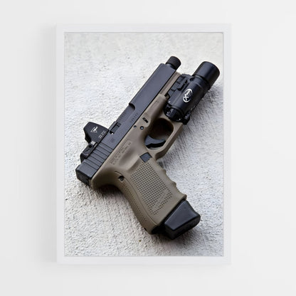 ap-glock 19-6 cadre Blanc