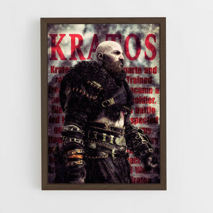 ap-god of war-7 cadre Bois foncé