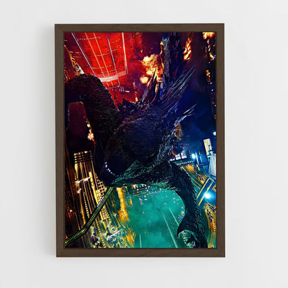 ap-godzilla-6 cadre Bois foncé