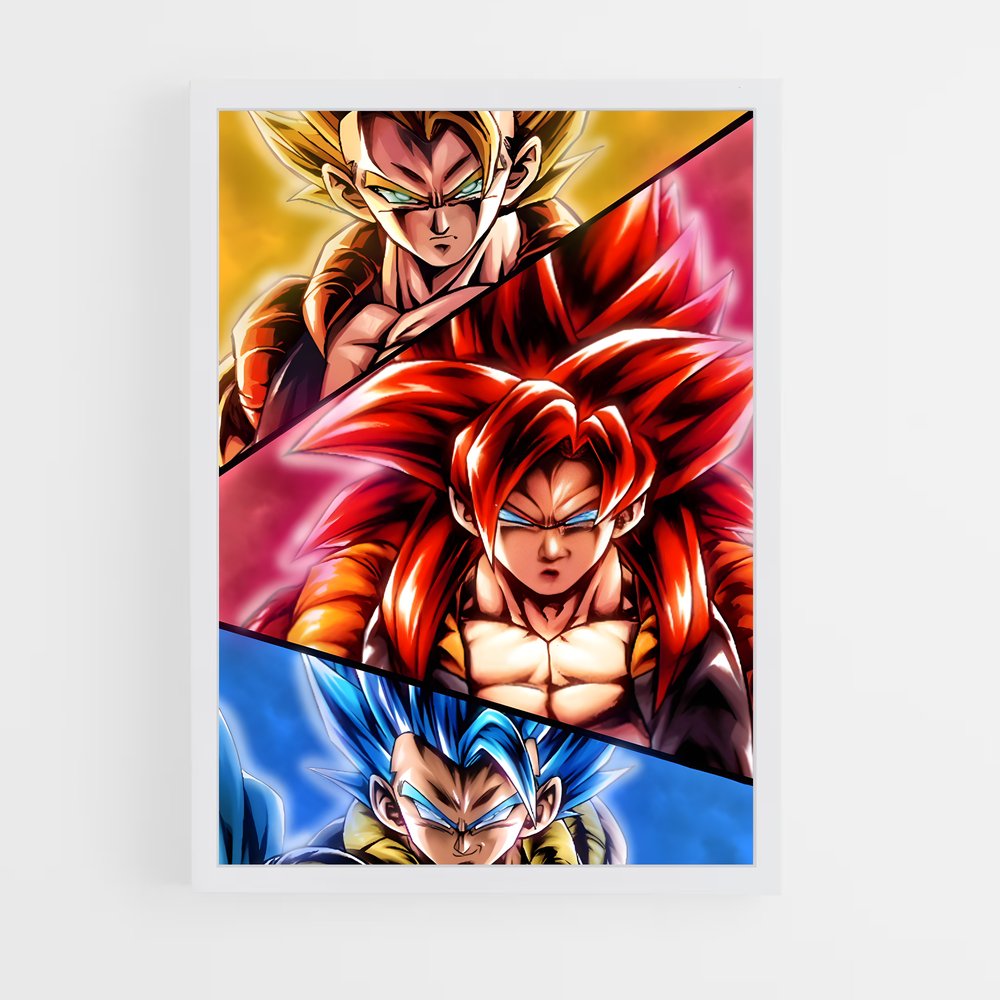 ap-gogeta-7 cadre Blanc