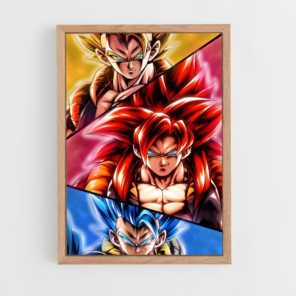 ap-gogeta-7 cadre Bois clair