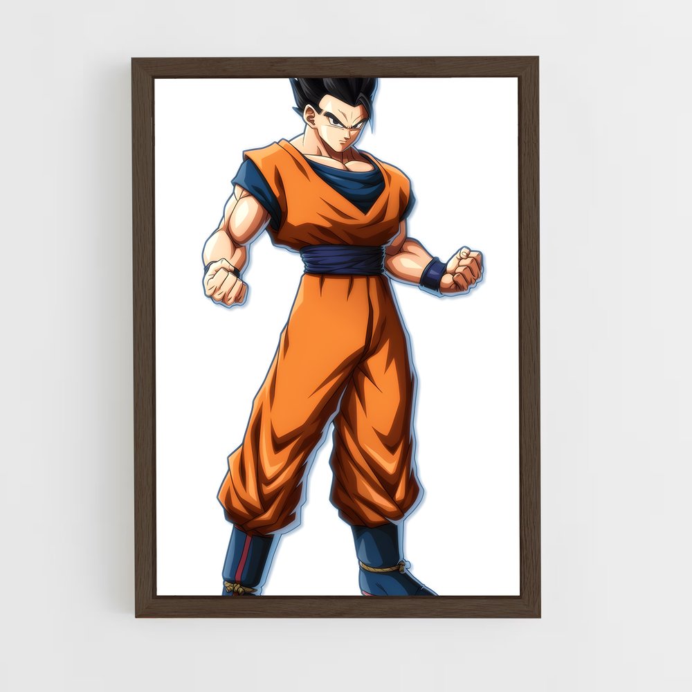 ap-gohan-5 cadre Bois foncé