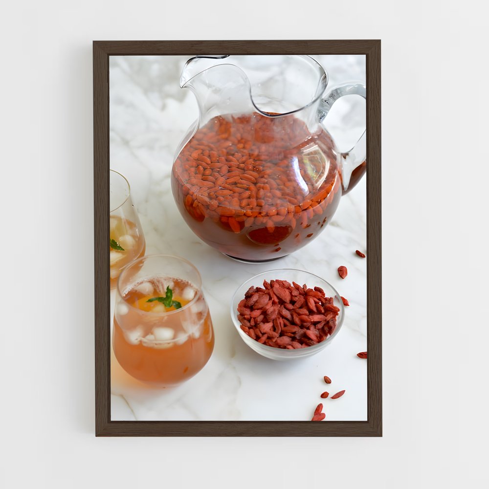 ap-goji berry-6 cadre Bois foncé