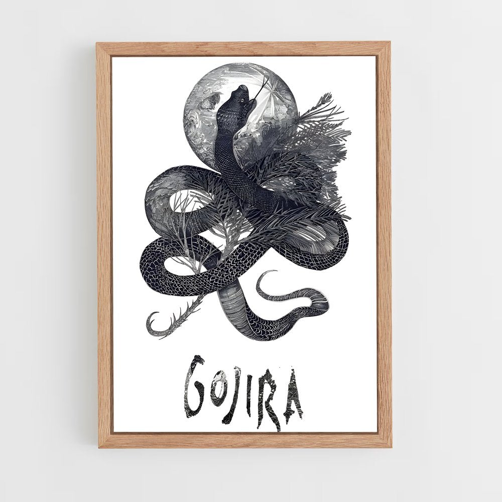 ap-gojira-4 cadre Bois clair