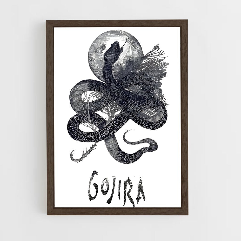 ap-gojira-4 cadre Bois foncé