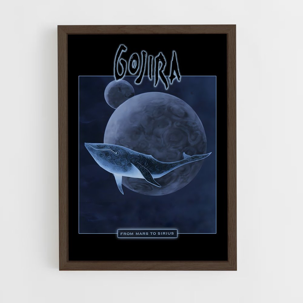 ap-gojira-7 cadre Bois foncé
