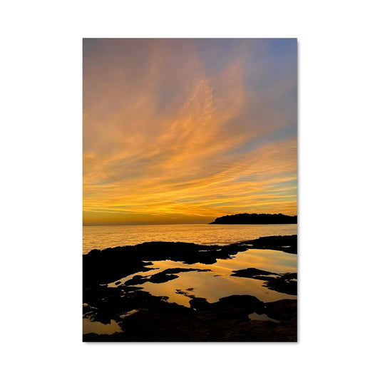 Poster Golden sunset 97870