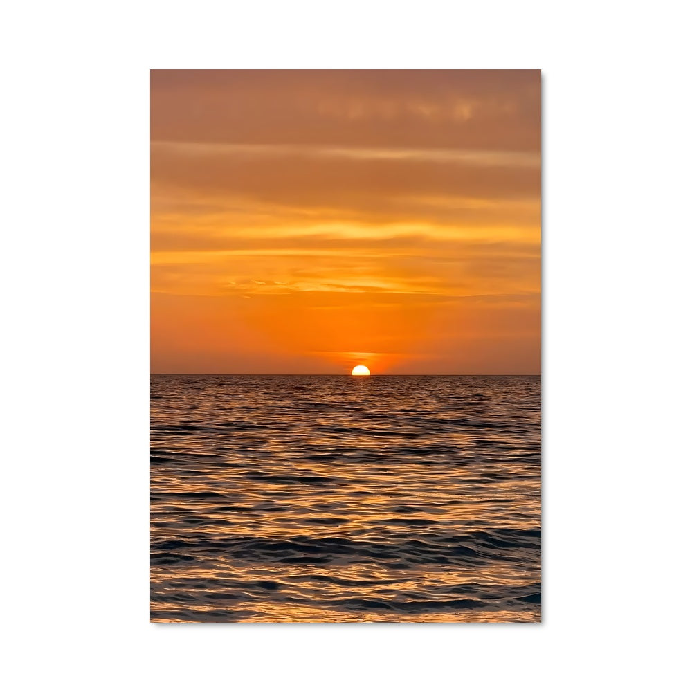 Poster Golden sunset 97871