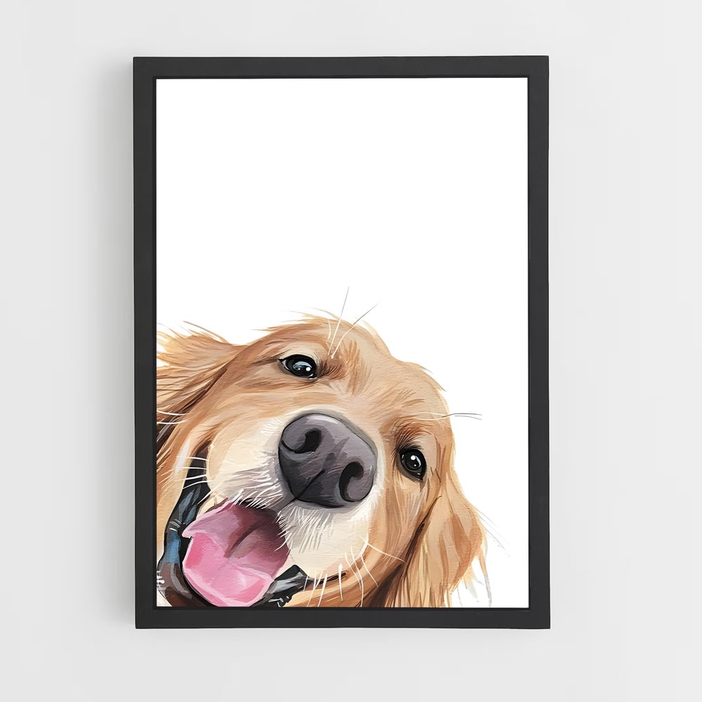 ap-golden retriever-7 cadre Noir