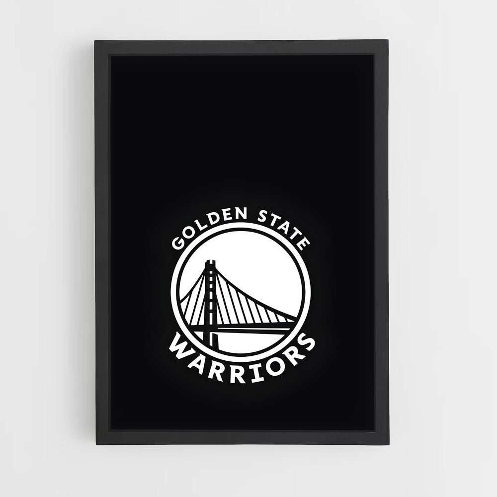 ap-golden state warriors-12 cadre Noir