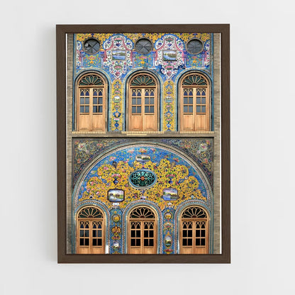 ap-golestan palace-8 cadre Bois foncé