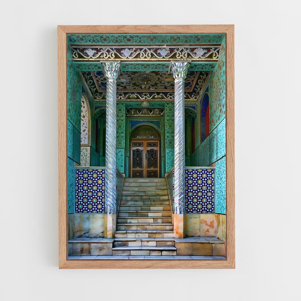 ap-golestan palace-9 cadre Bois clair