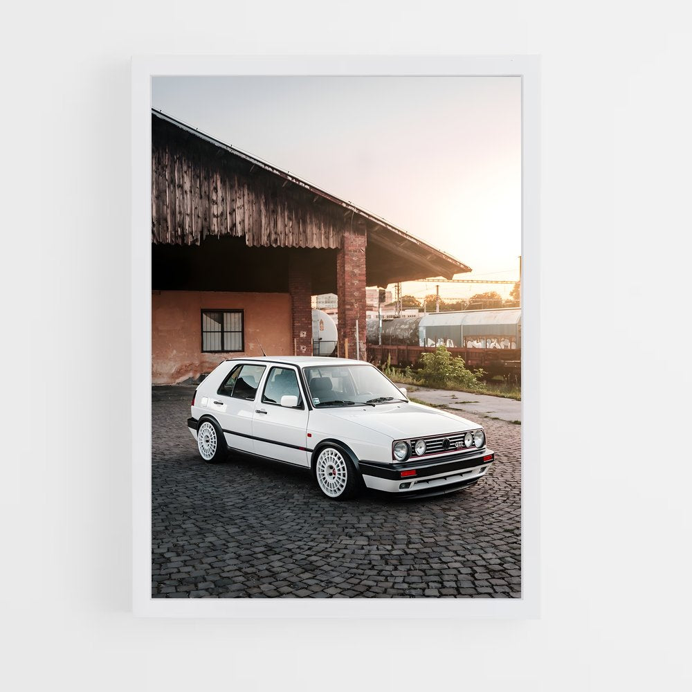 ap-golf gti mk2-2 cadre Blanc
