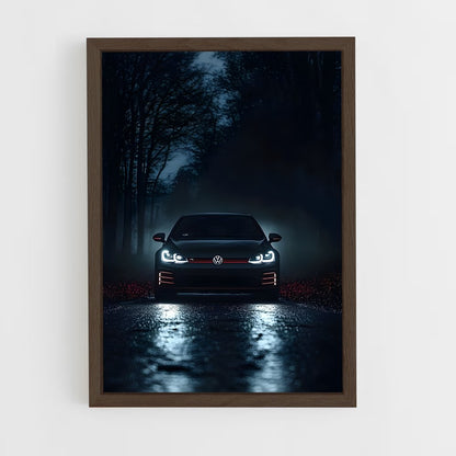 ap-golf gti mk7-1 cadre Bois foncé