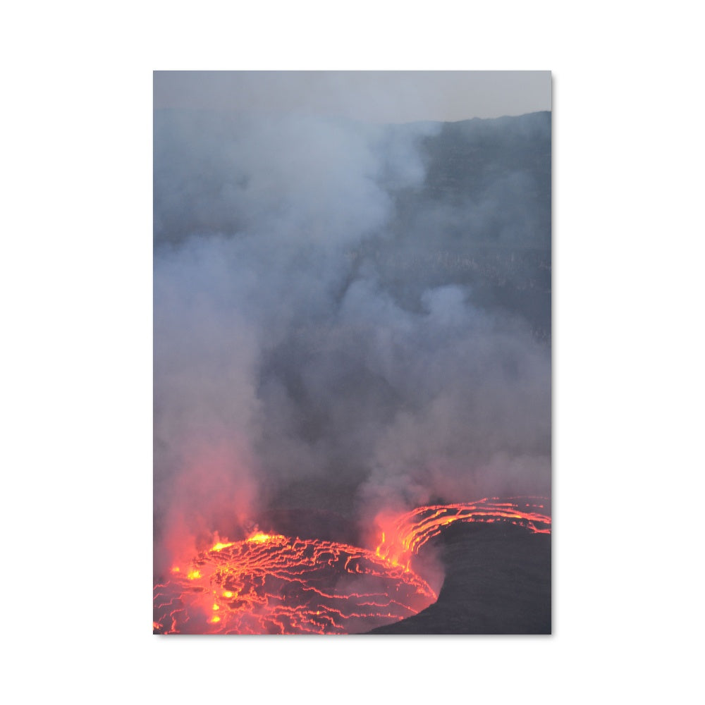 Poster Éruption Incandescente