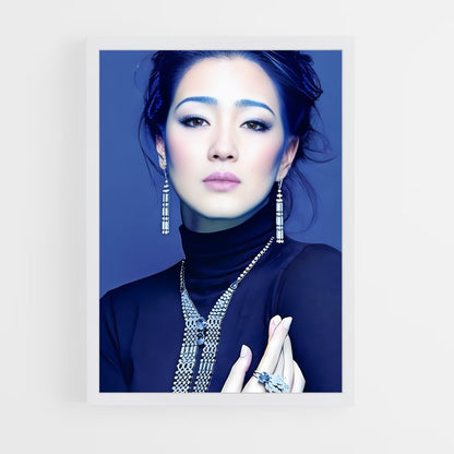 ap-gong li-5 cadre Blanc