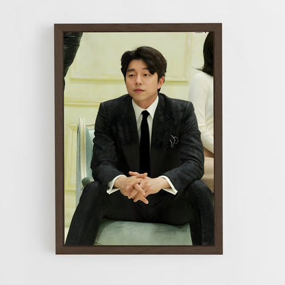 ap-gong yoo-8 cadre Bois foncé