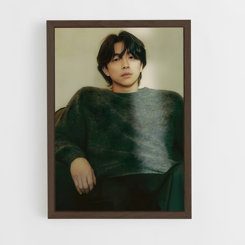 ap-gong yoo-9 cadre Bois foncé