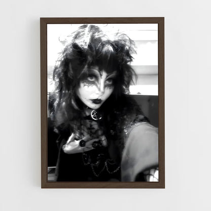 ap-goth-10 cadre Bois foncé