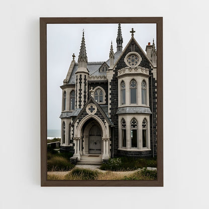 ap-gothic architecture-9 cadre Bois foncé
