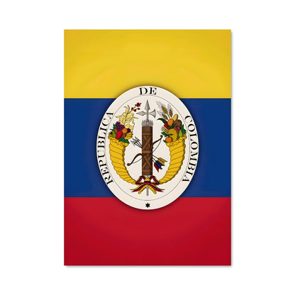 Poster Couleurs de la Colombie