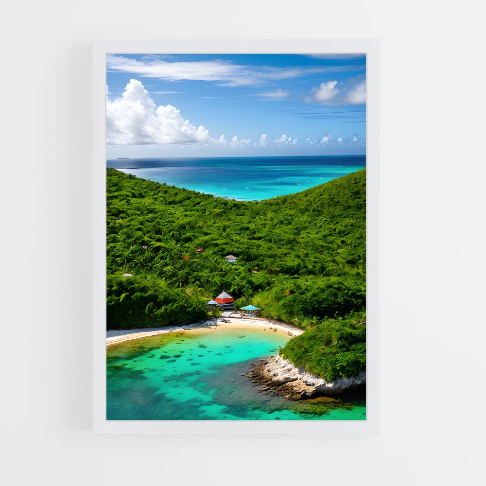 ap-grand anse beach-2 cadre Blanc