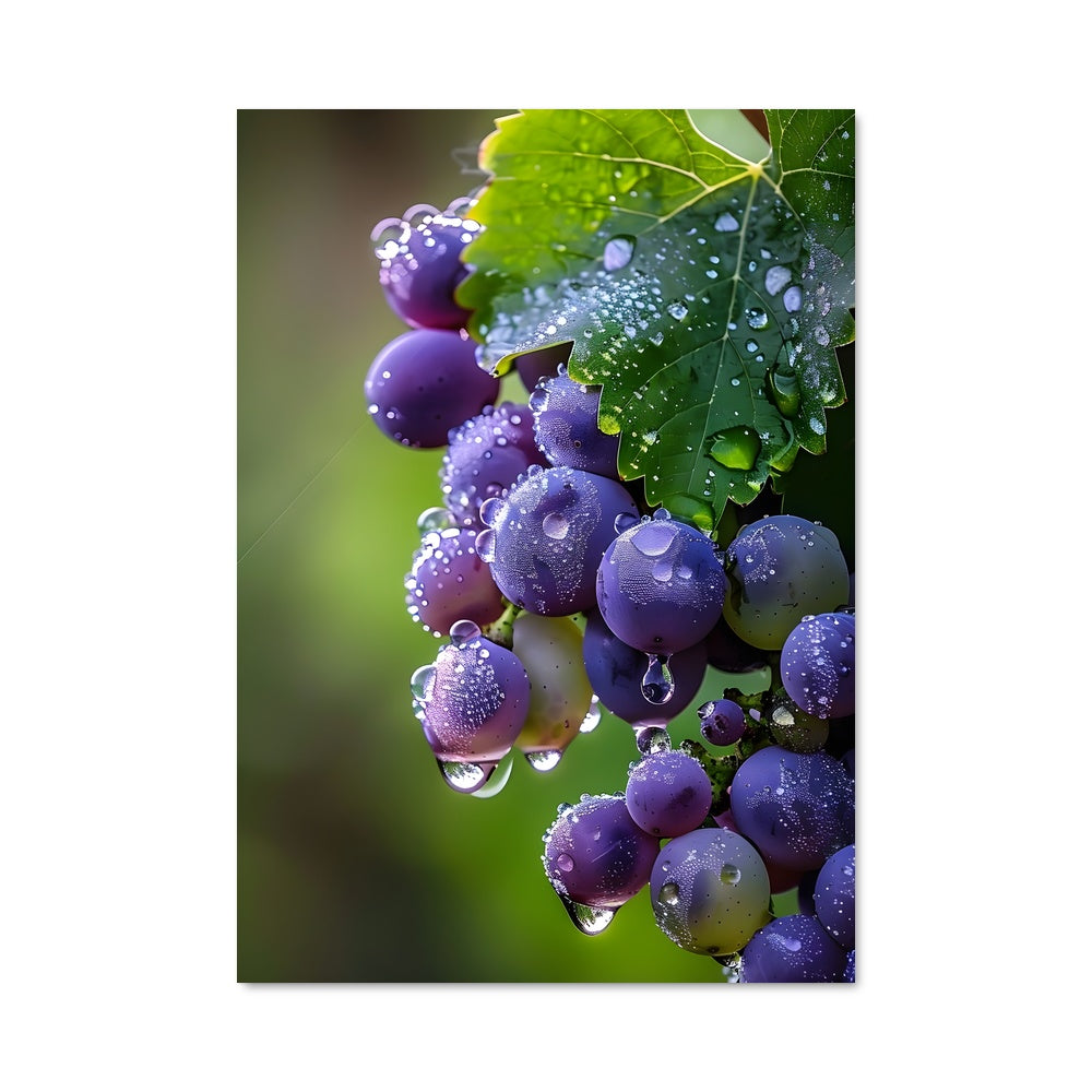 Poster Grappes de Rosée