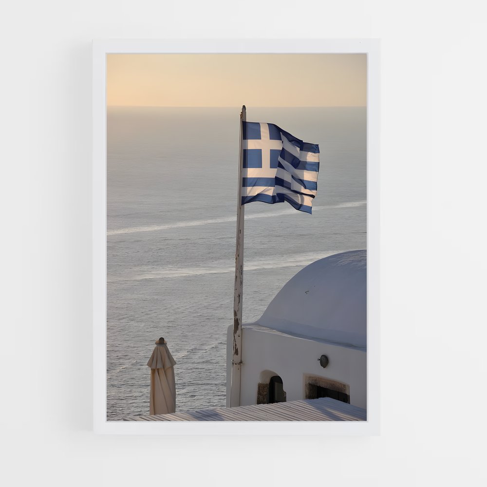 ap-greece flag-5 cadre Blanc