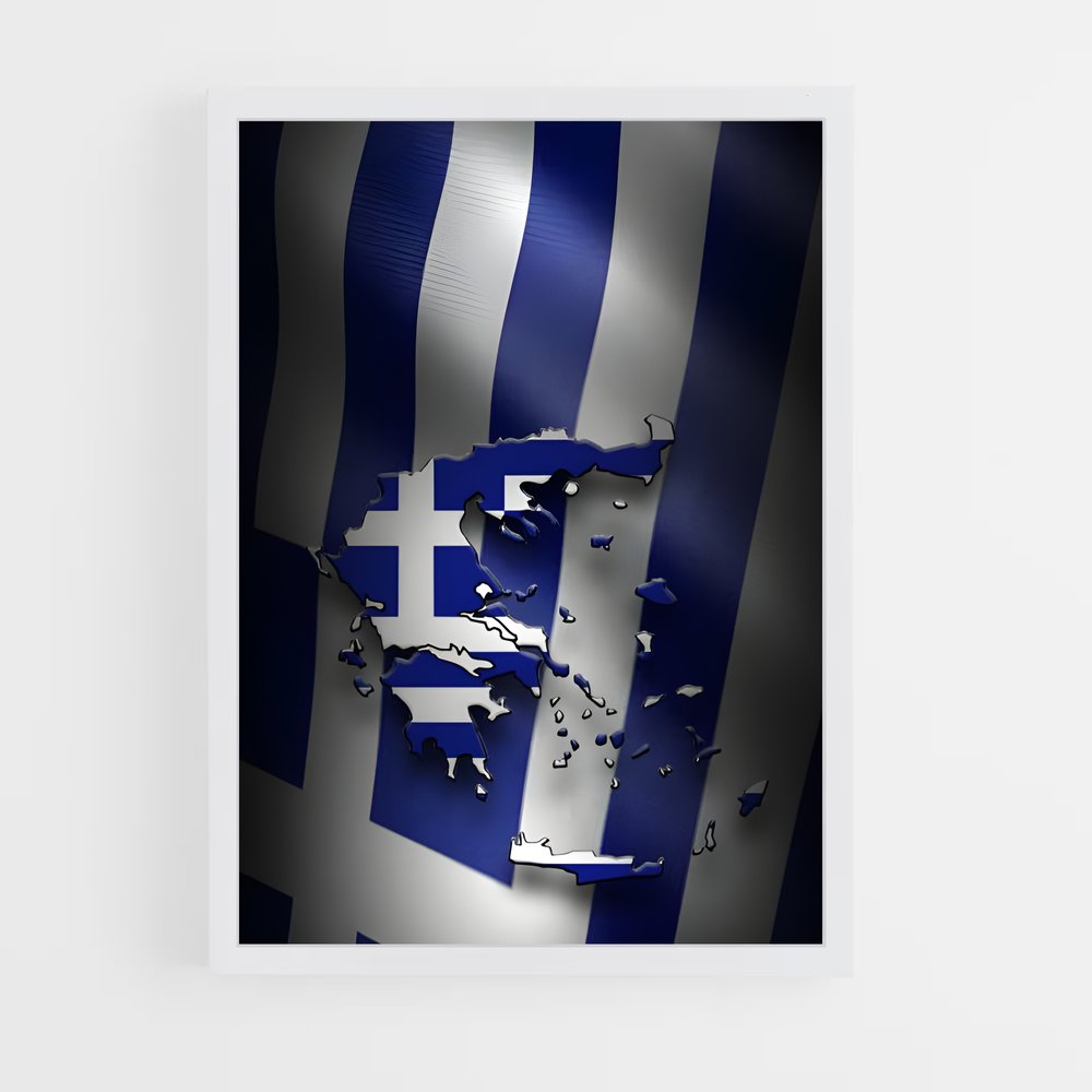 ap-greece flag-8 cadre Blanc