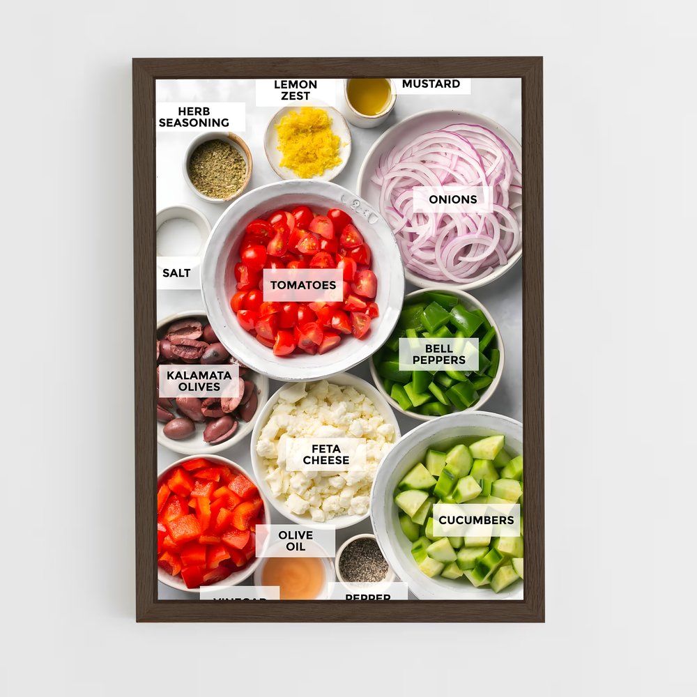 ap-greek salad-9 cadre Bois foncé