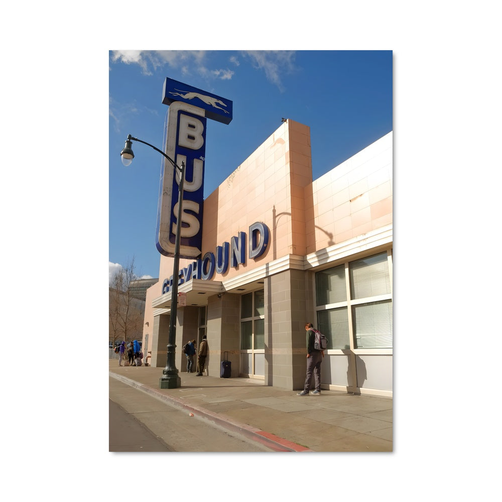 Poster Greyhound Station
