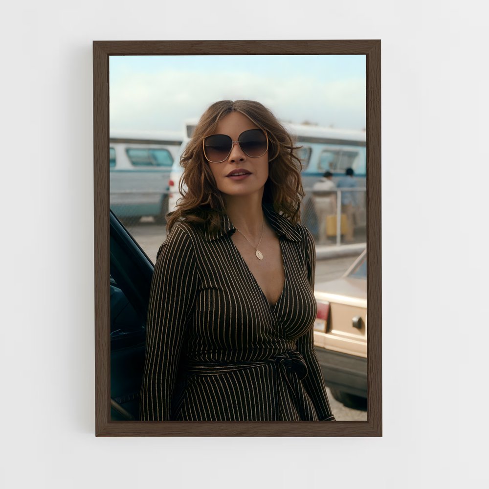 ap-griselda blanco-2 cadre Bois foncé