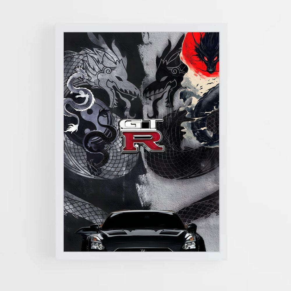 ap-gt-r r35-2 cadre Blanc