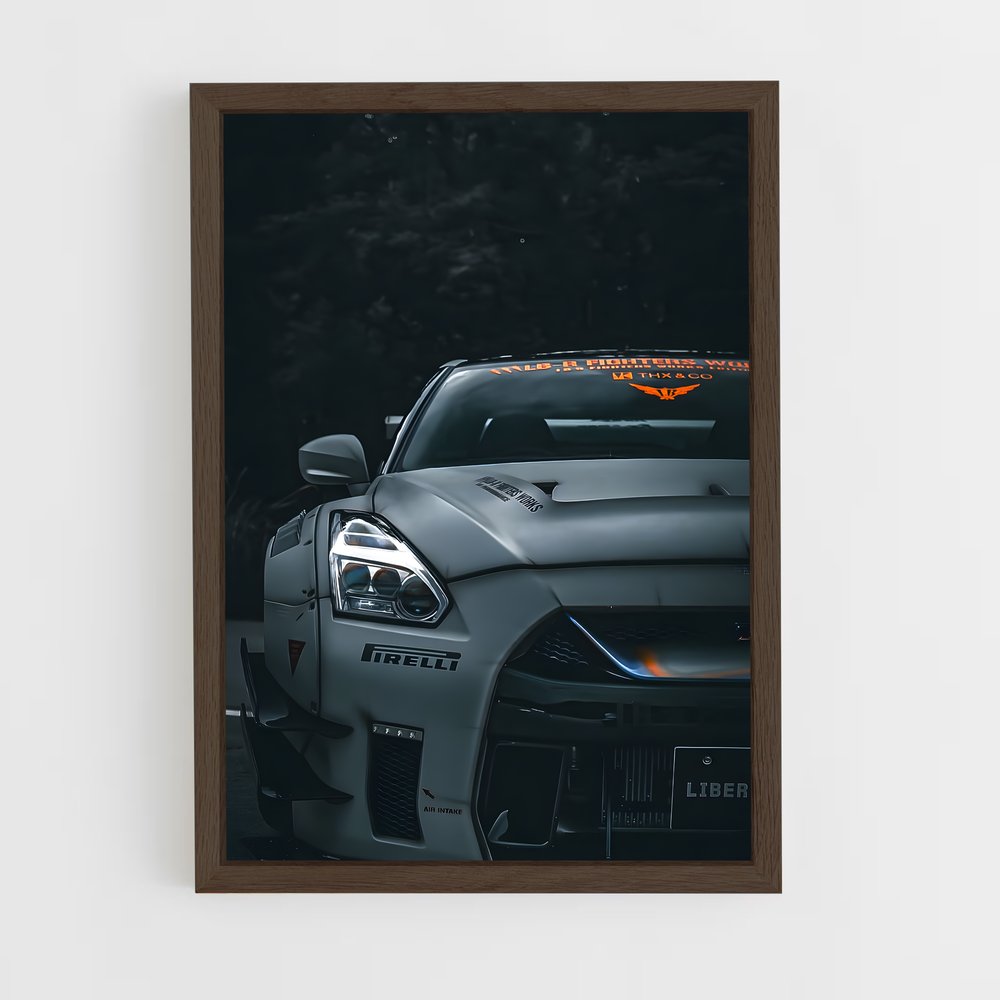 ap-gt-r r35-4 cadre Bois foncé