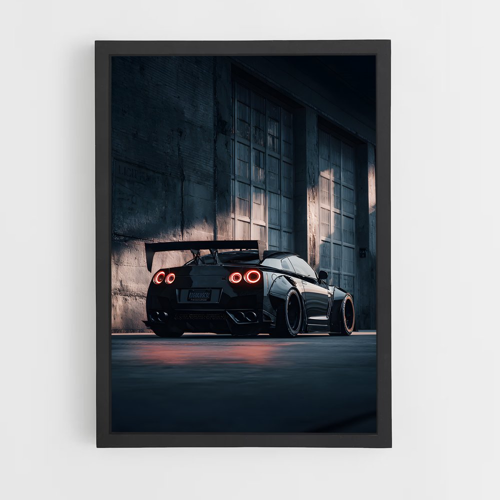 ap-gt-r r35-5 cadre Noir