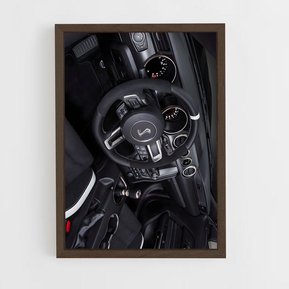 ap-gt350r-4 cadre Bois foncé
